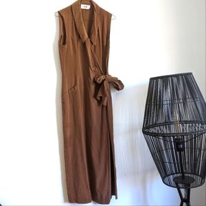 Vintage Silk Wrap Dress.